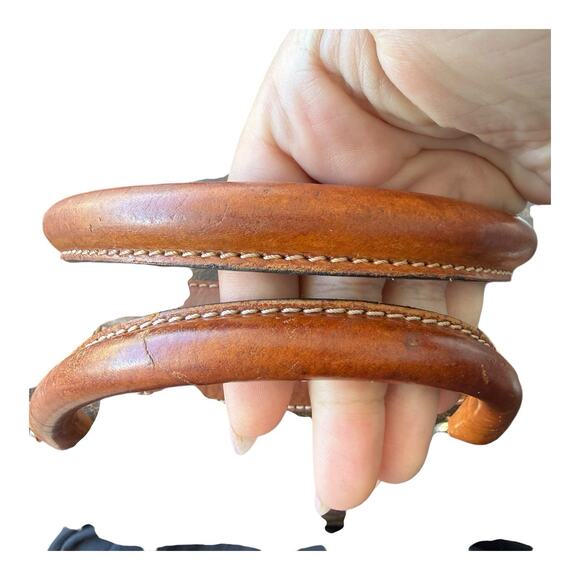 Celine Macadam Boston Bag Vintage Brown 2 Handle Classic Monogram Purse Handbag - Picture 15 of 16